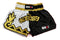 MUAY THAI SHORTS - HVIT/SORT