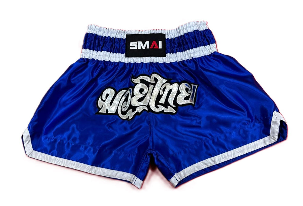 MUAY THAI SHORTS - BLÅ