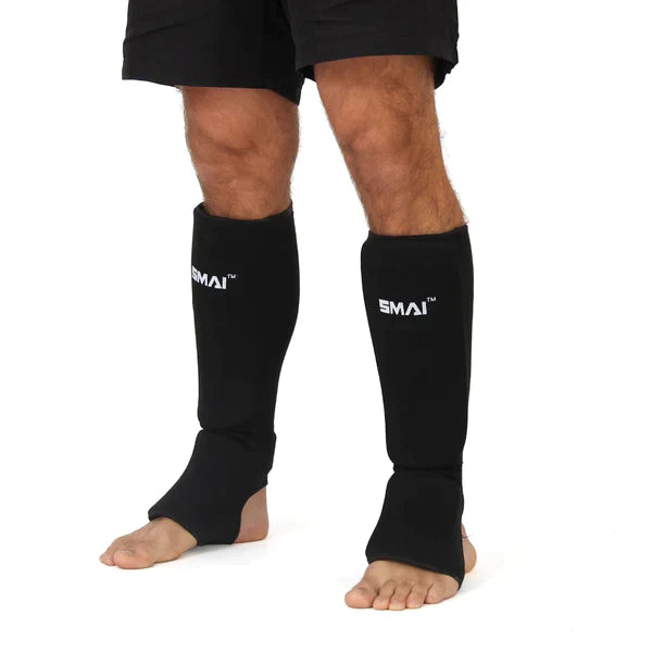 ELASTISK LEGG OG VRISTBESKYTTER - SORT