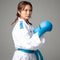 WIKF - INAZUMA 6oz PREMIUM KUMITE GI PAKKE - RØD OG BLÅ JAKKE