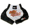 MUAY THAI SHORTS - SORT/HVIT