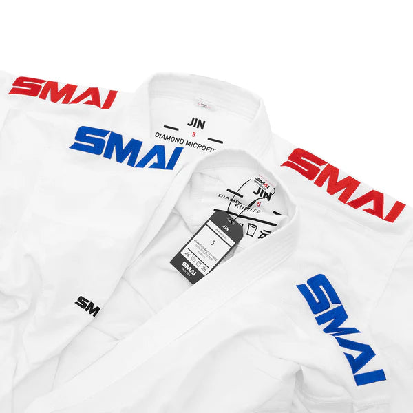 JIN 7OZ KUMITE GI PAKKE - RØD OG BLÅ JAKKE
