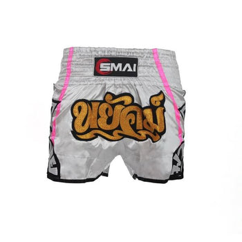 MUAY THAI SHORTS - ROSA STRIPE