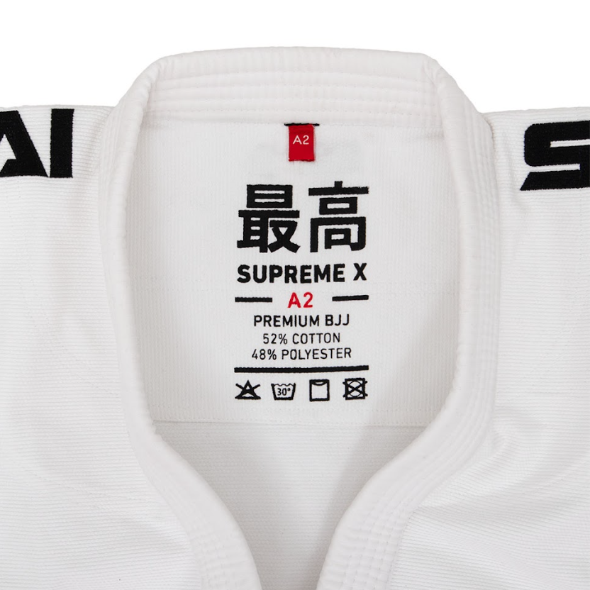 SUPREME X JIU JITSU - BJJ DRAKT - HVIT