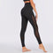 PASTELL SORT SPORTS LEGGINGS - HØYT LIV