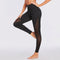 PASTELL SORT SPORTS LEGGINGS - HØYT LIV