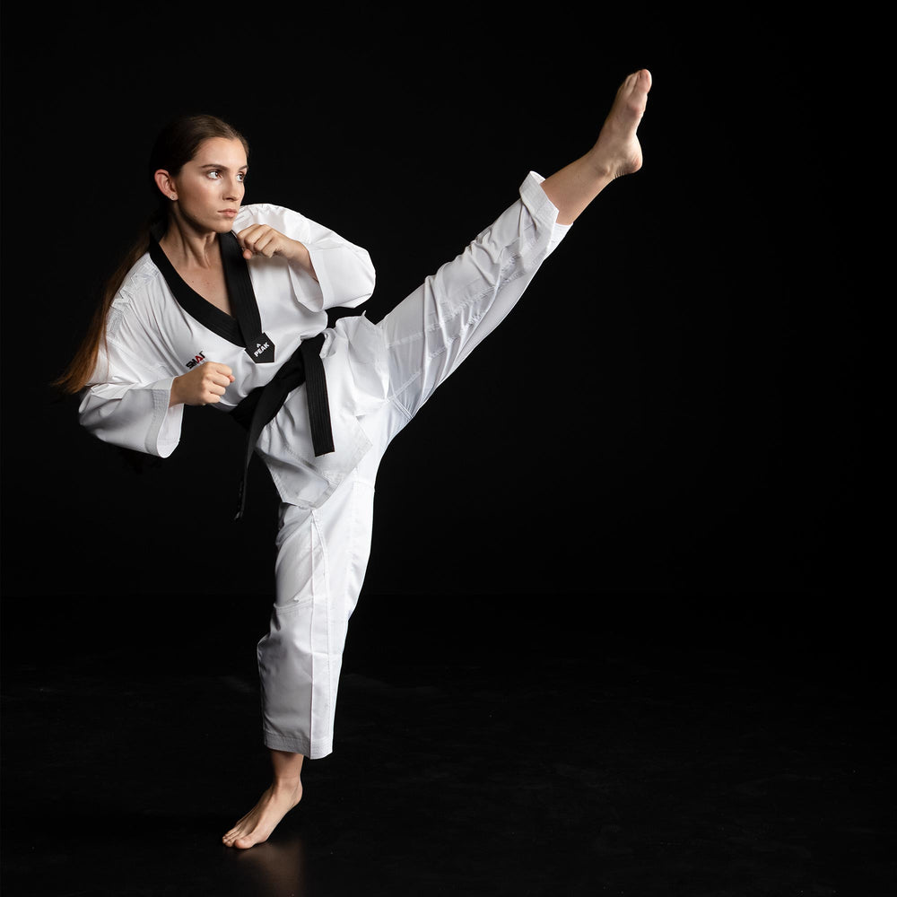 TAEKWONDO PEAK - 8oz KONKURRANSE DOBOK - SORT V