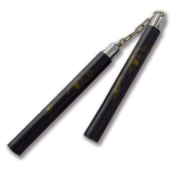 TRENINGS NUNCHAKU - POLSTRET GUMMI SKUM