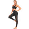 PASTELL SORT SPORTS LEGGINGS - HØYT LIV