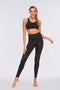 PASTELL SORT SPORTS LEGGINGS - HØYT LIV