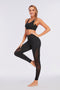 PASTELL SORT SPORTS LEGGINGS - HØYT LIV