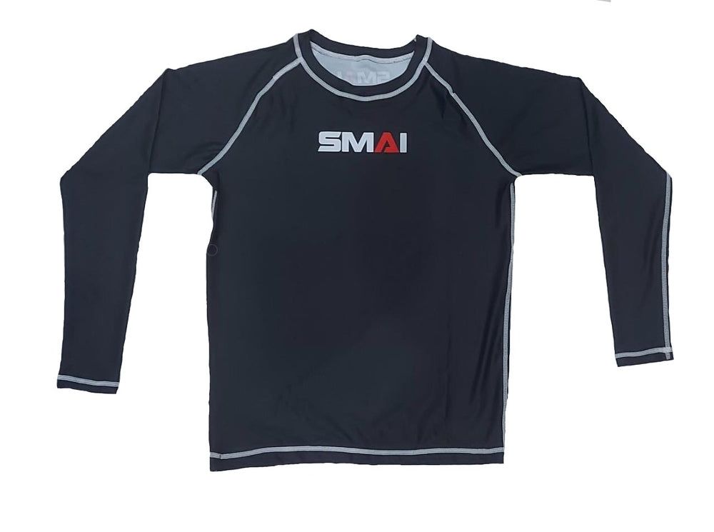 RASH GUARD - LANGE ARMER - SORT