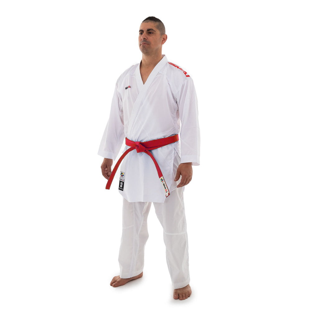 INAZUMA 6oz PREMIUM KUMITE GI PAKKE - RØD OG BLÅ JAKKE