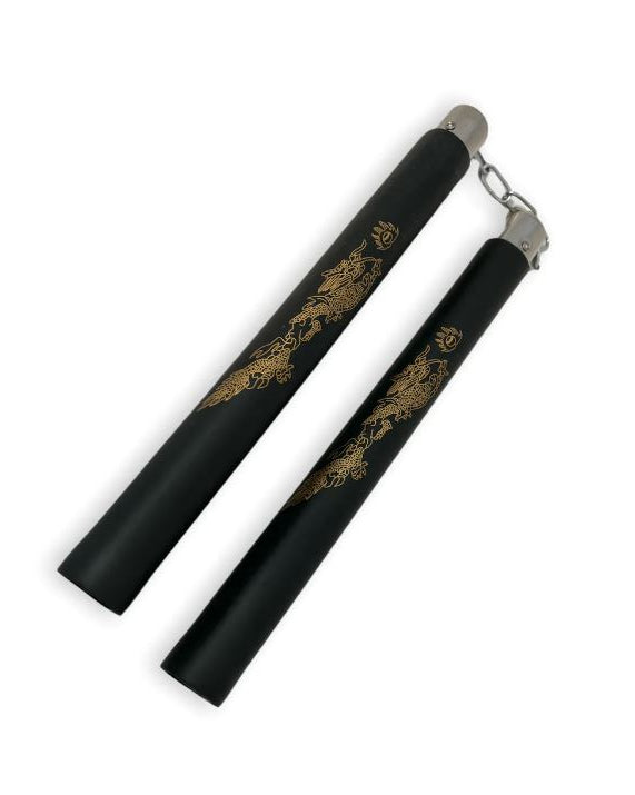 TRENINGS NUNCHAKU - POLSTRET GUMMI SKUM
